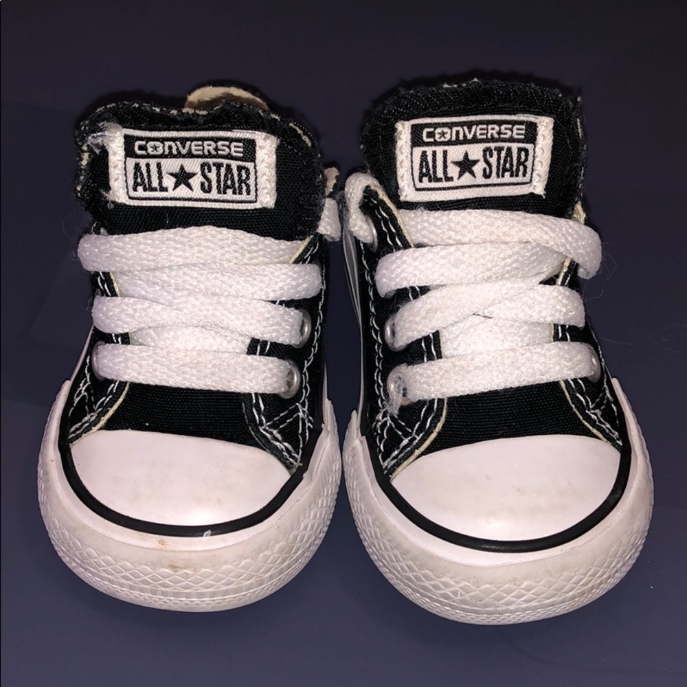 Toddler Black Converse in Mint Condition!